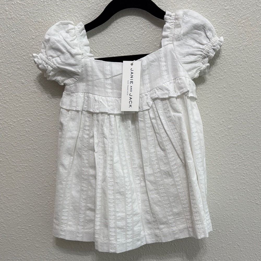 Janie and Jack Elegant White Dress